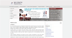 Desktop Screenshot of batiyonetim.com