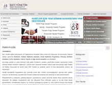 Tablet Screenshot of batiyonetim.com